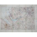 A Second World War German Wehrmacht invasion map of Manchester