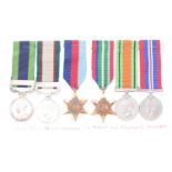 India General Service and Second World War campaign medals to 10849 Sepoy Ghulam Mohammed, 1-14