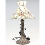 An Art Deco style table lamp, 47 cm