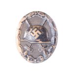 A German Third Reich wound badge in black