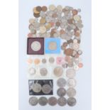 A group of coins, comprising GB and world coins, royal and other commemoratives, "Coins of New