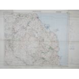 A Second World War German Wehrmacht invasion map of Berwick upon Tweed