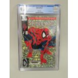 Marvel Spiderman No. 1 comic, 1990, Platinum Edition, CGC graded 9.6