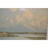 After Paul Henry, pair of gilt framed coloured prints, Irish landscapes