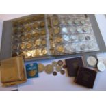 Album of Great Britain coinage together with a small quantity of loose coinage