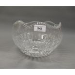 House of Igor Carl Faberge, cut glass fruit bowl