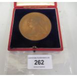 Victoria Queen's Diamond Jubilee bronze medal in original fitted case