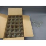 Box of twenty four Guinness 12oz goblets by Ravenhead