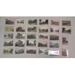 Thirty plus postcards Croydon related, including a few doubles, all RP's, Water Tower Hill, Entrance