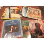 Quantity of rock and classical vinyl LP's, mainly 1980's and 90's