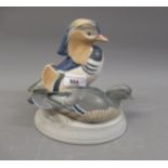 Royal Copenhagen porcelain group of two ducks Good condition no problems or restoration