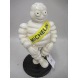 Painted cast metal figure of the Michelin Man