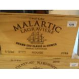 Unopened case of six bottles Chateau Malartic Lagraviere Grand Cru Classe Graves Pessac-Leognan,