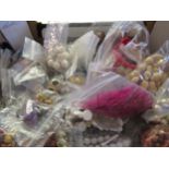 Quantity of various costume bead necklaces, earrings etc.