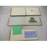 Small autograph book, including George Formby, 1941 and two other autograph books