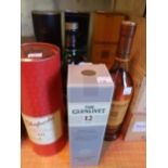 Seven various bottles Single Malt Whisky, Talisker, Glenfiddich, Abelour, two Glenmorangie,