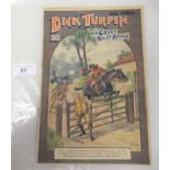 Early Penny Dreadful comic, Dick Turpin No. 54, The Great Night Attack