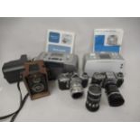 Large quantity of various 20th Century cameras, including Edixa Mat Reflex with lens and other