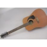 Simon & Patrick twelve string guitar, serial No.98504161 model S&P, 12 cedar together with a soft