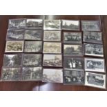 Fifty-six postcards, including twenty-three RP's, various Croydon schools and colleges