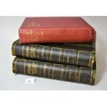 Two large part leather bound volumes, ' An Illustrated History of English Plate, Ecclesiastical