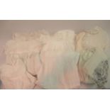 Small box containing a quantity of 19th Century Christening gowns etc. There are five gowns in