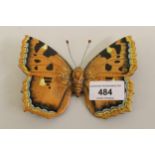 Beswick large Tortoiseshell butterfly, No. 1491, 5ins wide (no chips, cracks or restoration,