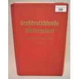 German stereo viewer book, ' Gross Deutschlands Wiedergeburt ', 11.5ins high x 8ins wide, complete