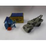 Matchbox series cement mixer No.3 (with damaged box), together with a dinky diecast metal pickup