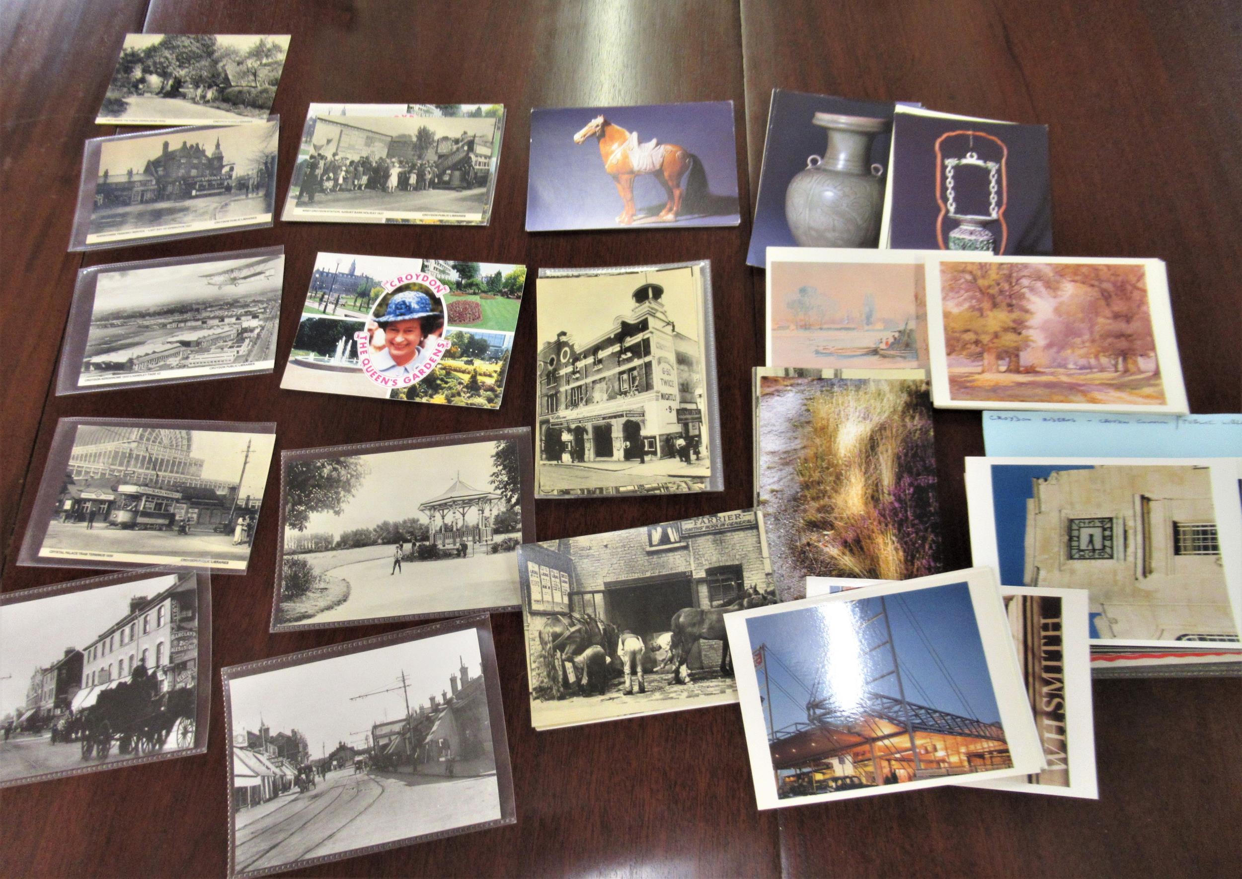 Box containing a quantity of modern Croydon related postcards - Image 6 of 7