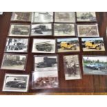 Twenty-two postcards, Croydon transport related, including fifteen RP's together with a quantity