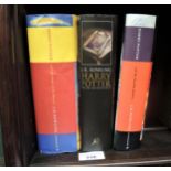 J.K. Rowling, three First Edition Harry Potter books, ' The Order of the Phoenix ', ' Deathly