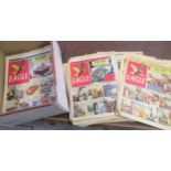 Collection of one hundred plus 1950's Eagle comics