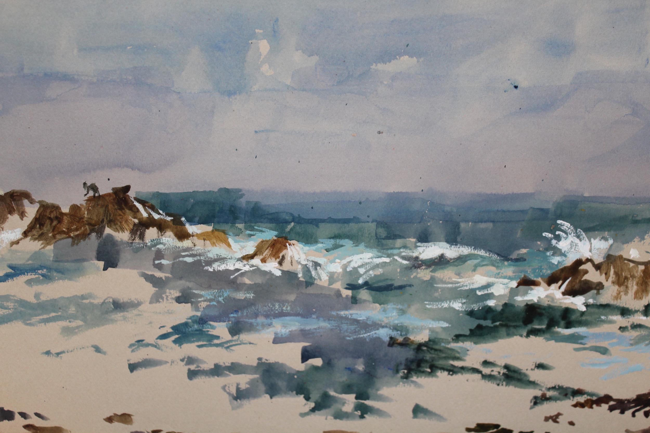 Michael Cadman, quantity of unframed watercolour and gouache paintings, various scenes, some signed, - Image 3 of 6