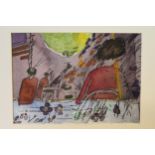 Veni Gligorova-Smith, three signed unframed watercolours, still life studies