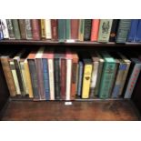 Approximately seventy Folio Society volumes, mostly with slips