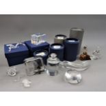 Small collection of Swarovski crystal, some in original boxes and other various crystal