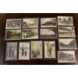 Thirty postcards, Croydon related including twenty RP's, Caterham Guards Depot, tallest soldier in