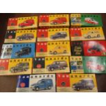 Box containing a collection of Vanguards 1950's/ 60's, 1:43 scale diecast model vehicles of Morris