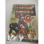 Marvel Captain America Big Premier issue, No. 100 comic Some wear to the spine, various creases. Low