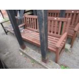 20th Century slatted garden bench