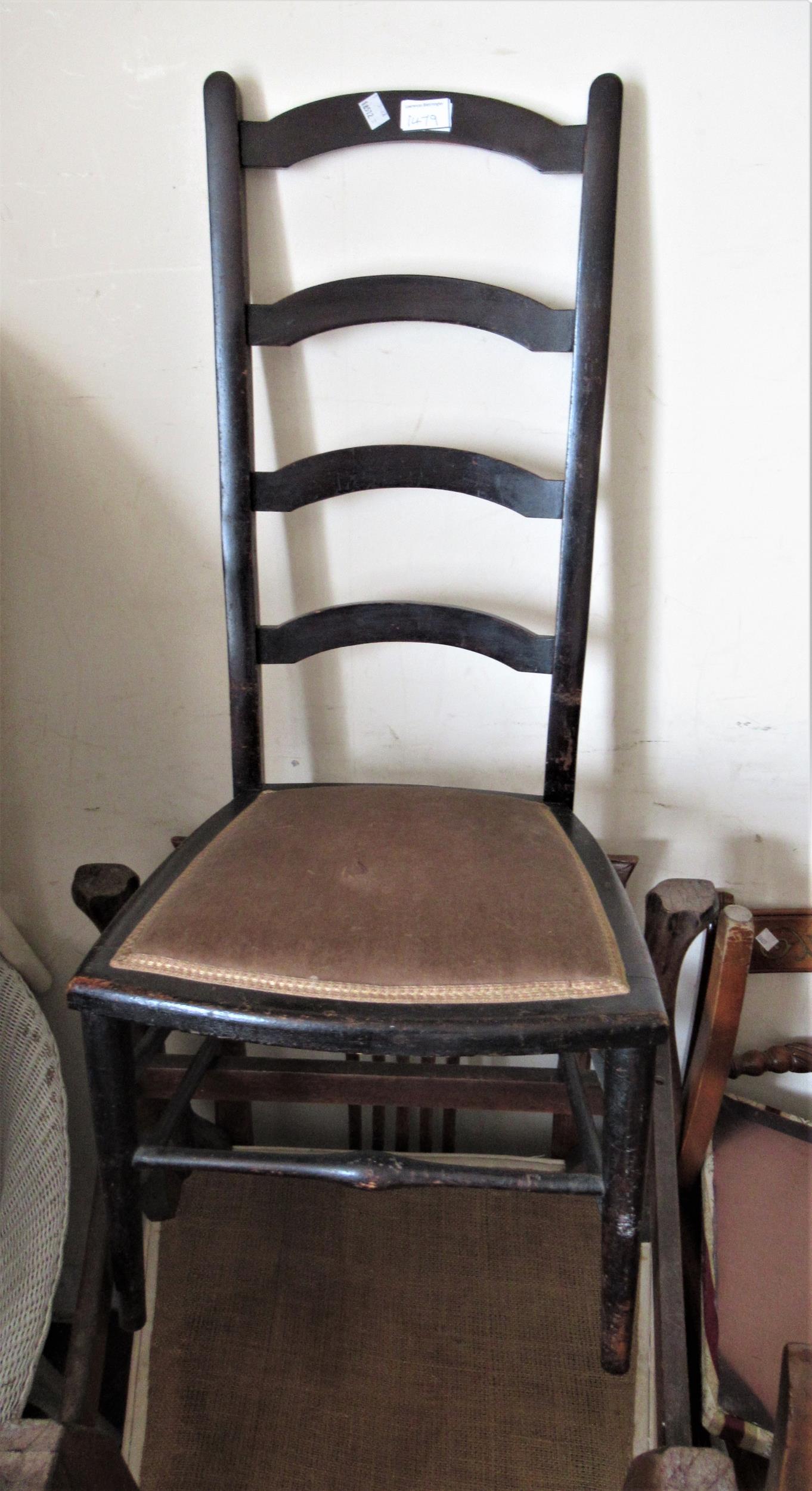 19th Century rectangular mahogany, rosewood and inlaid occasional table (from a nest of tables), - Image 2 of 2