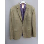 Gentleman's tweed jacket with paisley lining Medium to large