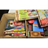 Two boxes containing a large quantity of various childrens toys etc