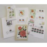 Kristen Rosenberg, collection of various signed First Day covers and First Day of Issue cards,