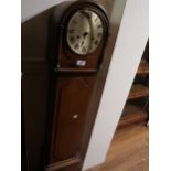 Oak grandmother clock, circa 1930 (at fault)