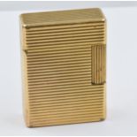 Gold plated Dupont cigarette lighter