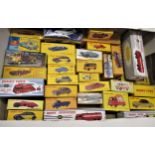 Box containing a collection of re-issue Dinky Toys in original boxes