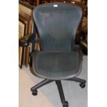 Herman Miller Aeron, adjustable office chair