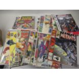 Box containing a quantity of various US comics